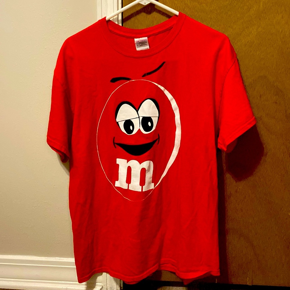 Red m&m t-shirt